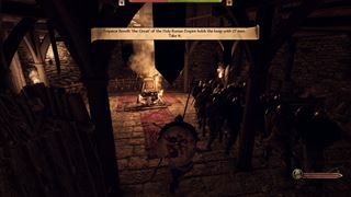 Inside the keep — the Emperor holds it with 27 men. Take it.