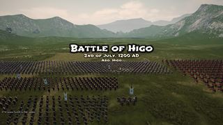 ShōgunsBlade — the intro over a Japanese army: “Battle of Higo”, 2nd of July, 1200 AD