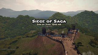 ShōgunsBlade — a Japanese hill castle under the intro: “Siege of Saga”, 2nd of June, 1200 AD